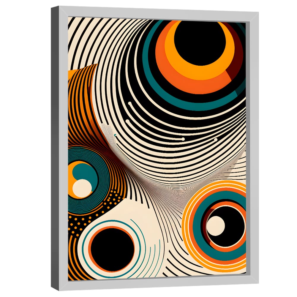 Quadro Decorativo Abstrato 3D Formas