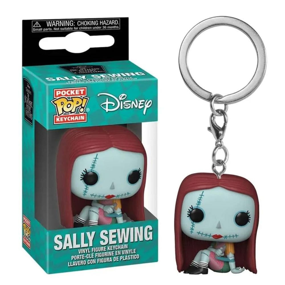 Chaveiro Funko Pop Keychain Disney Nbc Sally Sewing