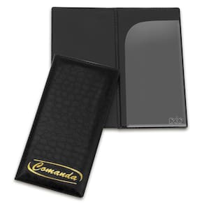 Porta conta de mesa kit 10 unidades gravação dourada
