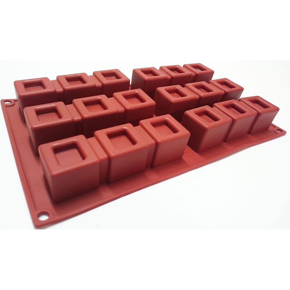 Forma Em Silicone Triple Square