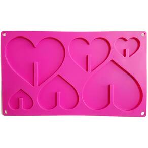 Forma De Coração 3D Silicone - Resistente - Prime Chef
