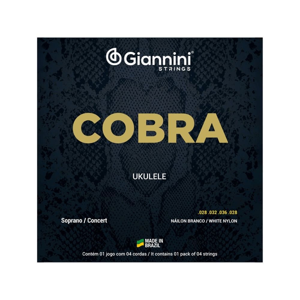 Encordoamento Giannini P/ukulele Nylon Branco Geuksc