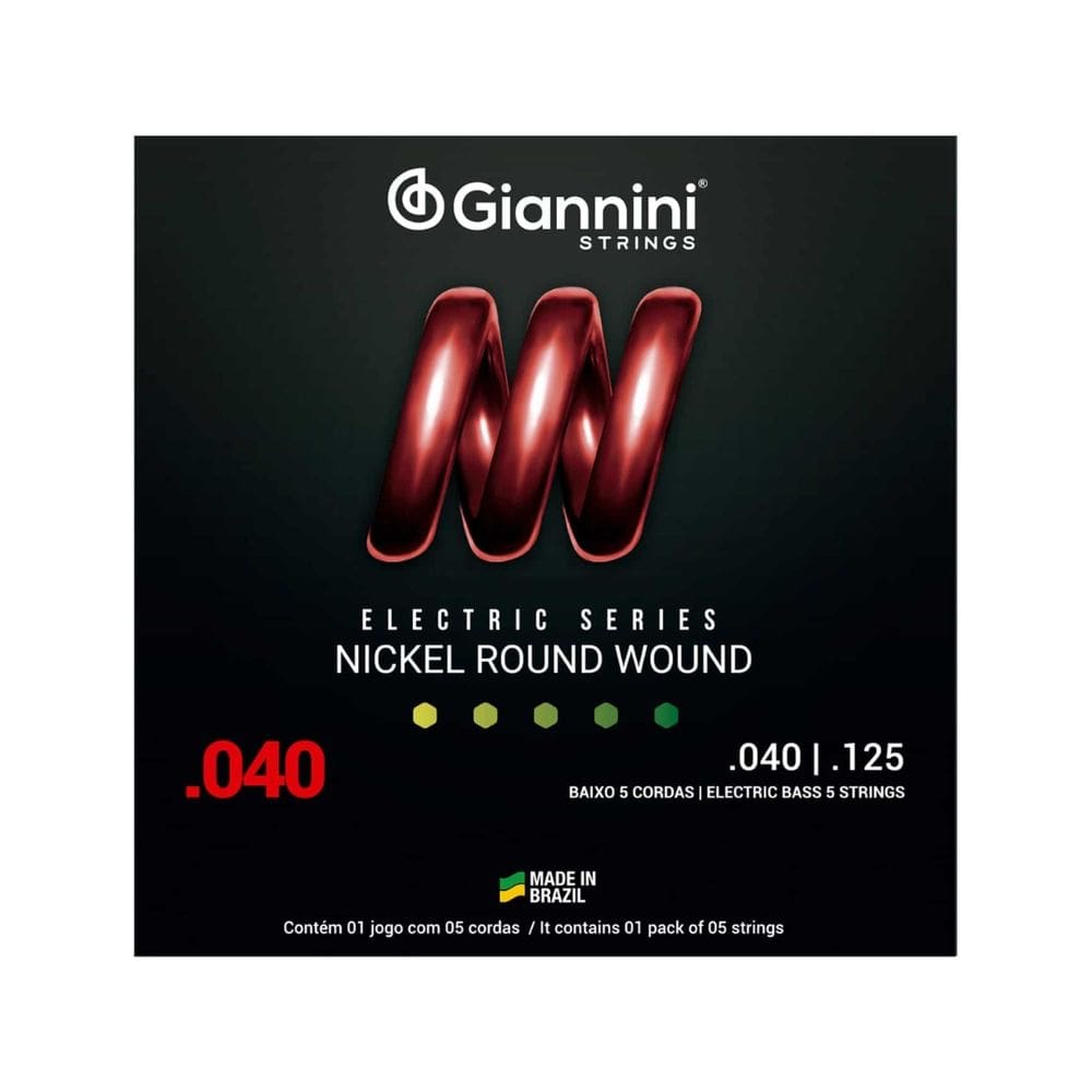 Encordoamento Giannini P/contra Baixo Leve 0.040 Geebrl/5