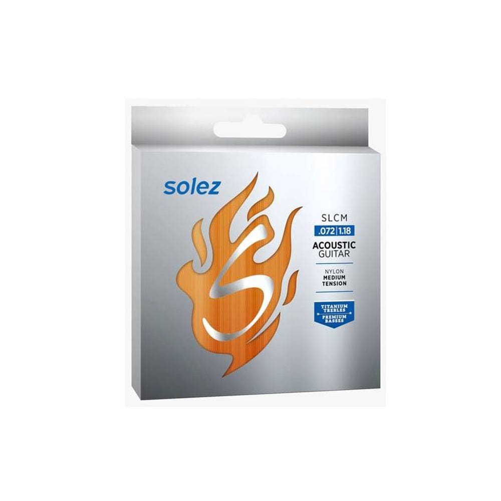Slc M - Encordoamento Solez Violao Nylon Medium Tension
