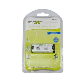 Bateria P/ Telefone Sem Fio Mod. "flex" Fx-105 2.4v 830 Mah