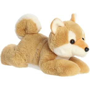 Bicho de pelúcia Aurora Adorable Flopsie Shiba Inu 30 cm marrom