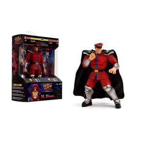 Boneco de ação Jada Toys Street Fighter 6 M. Bison para crianças/adultos