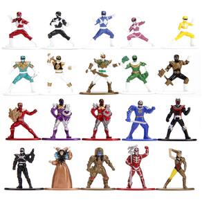 Bonecos colecionáveis Jada Toys Power Rangers 1.65, pacote com 20