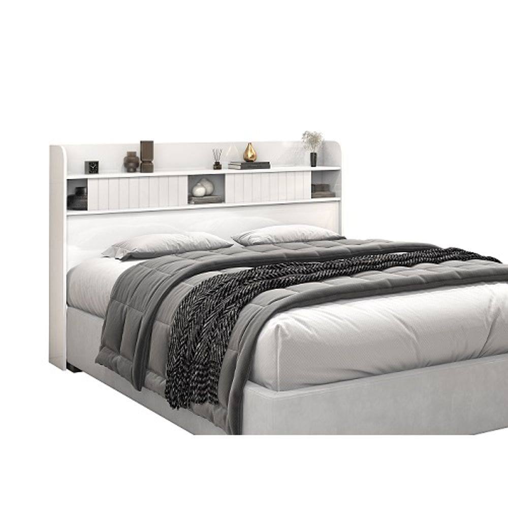 Cabeceira Dubai Queen 1.60 Branco - Vitamov