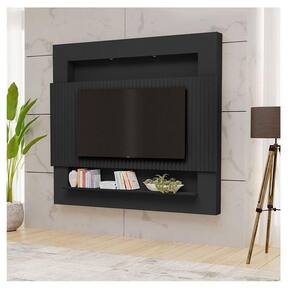 Painel Para Ambiente Riviera Ripado Preto - Luapa
