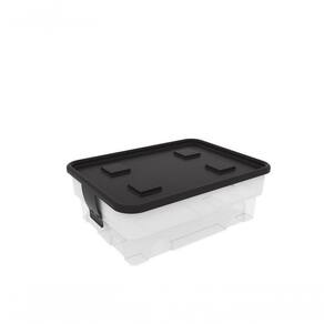 Caixa Organizadora Simple Box 20l - Trânslúcida Branca