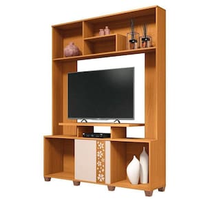 Estante Para Sala Milla Cinamomo Off White ? Hb Móveis