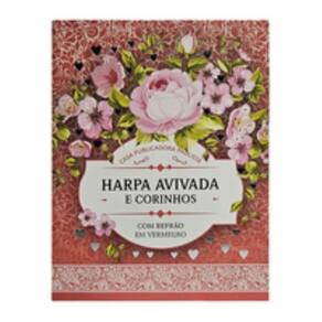 Harpa avivada e corinhos letra maior - 03 floral rosa