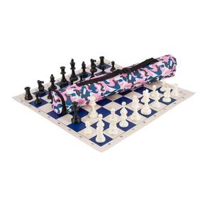 Conjunto de xadrez Combination Quiver Triple Weighted US Chess Pink