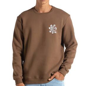 Moletom Volcom Careca Watanite WT25 Masculina Marrom