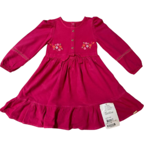 Vestido Menina Viscose Bordado Paraiso Festa Verão Rf 14830