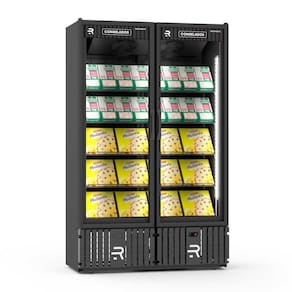 Visa Cooler Congelados 1300 Litros Porta de Vidro Preto/Preto VCCO1300PV 220V - Refrimate