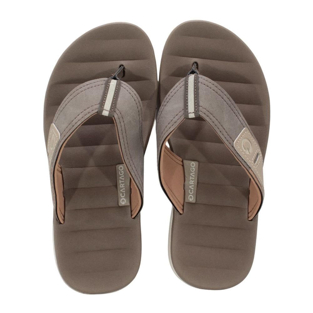 Chinelo Cartago 10954 Malaga Bege/Marrom