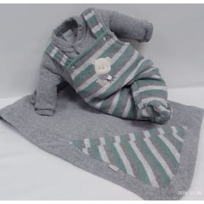 Kit Saída Maternidade Soft Buckle Bebê Menino Miniclo 70122