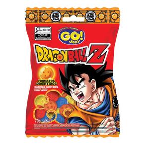 Bala Go Jelly Dragon Ball Z Sabores diverso 70g