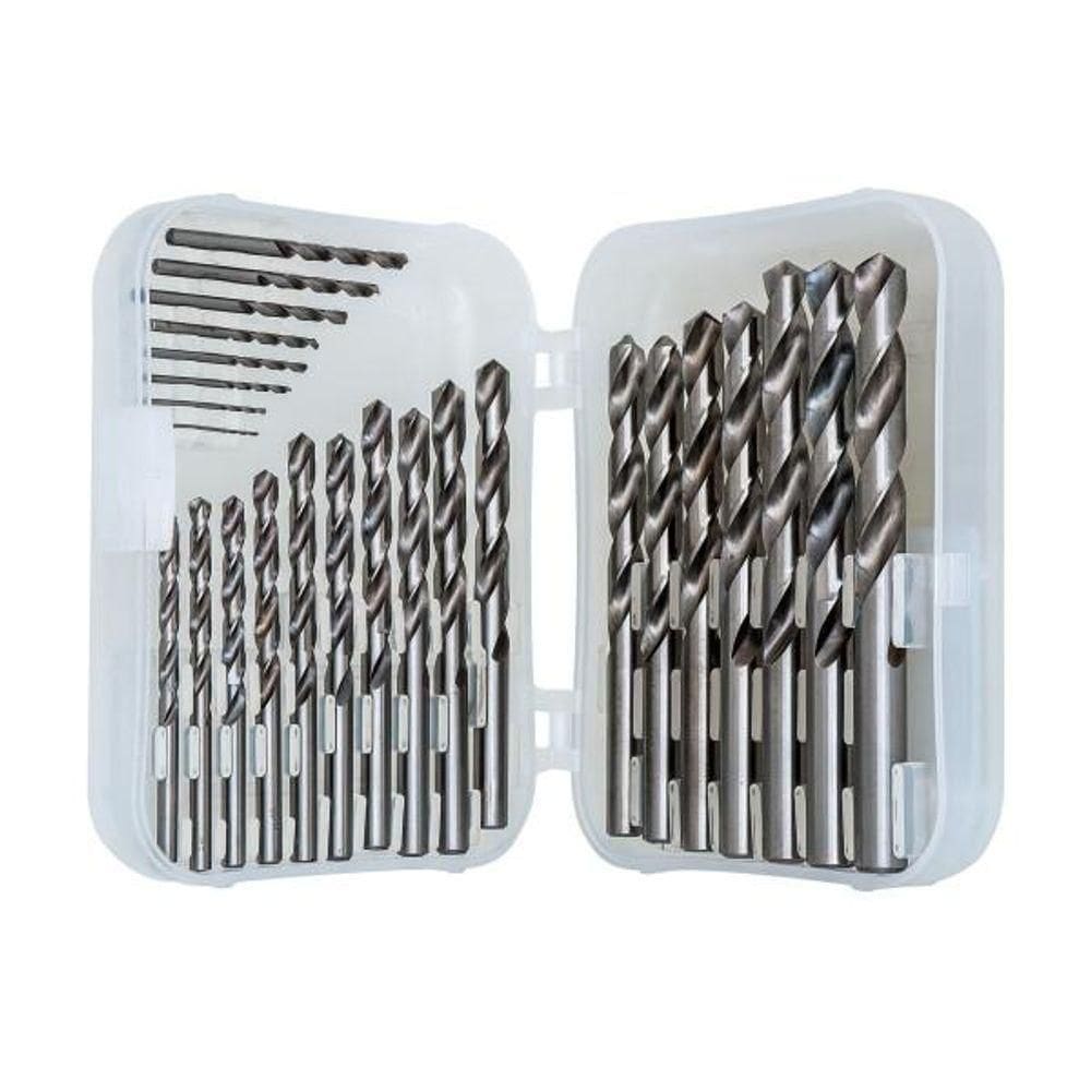 Jogo De Brocas Hss Para Aço Tramontina Din 338 25 Peças