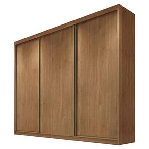 Guarda Roupa Casal Londres 3 Portas 8 Gavetas Cumaru 23 – Novo Horizonte