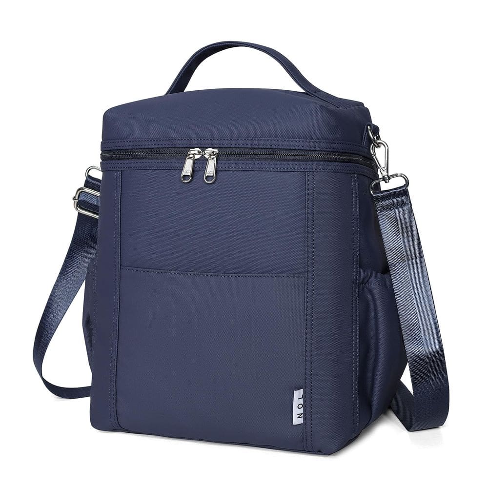 Lancheira isolada NOL Natural Organic Lifestyle Azul marinho