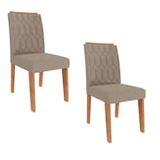 Conjunto 2 Cadeiras Em MDF Carla Cimol