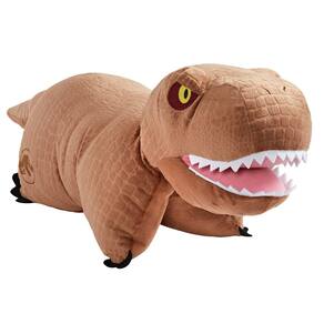 Almofada de bichos de pelúcia Pets Jurassic World Trex Dinosaur 16 polegadas
