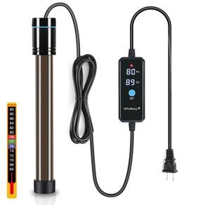Aquecedor de aquário Orlushy 150W submersível para tanque de 75-113L