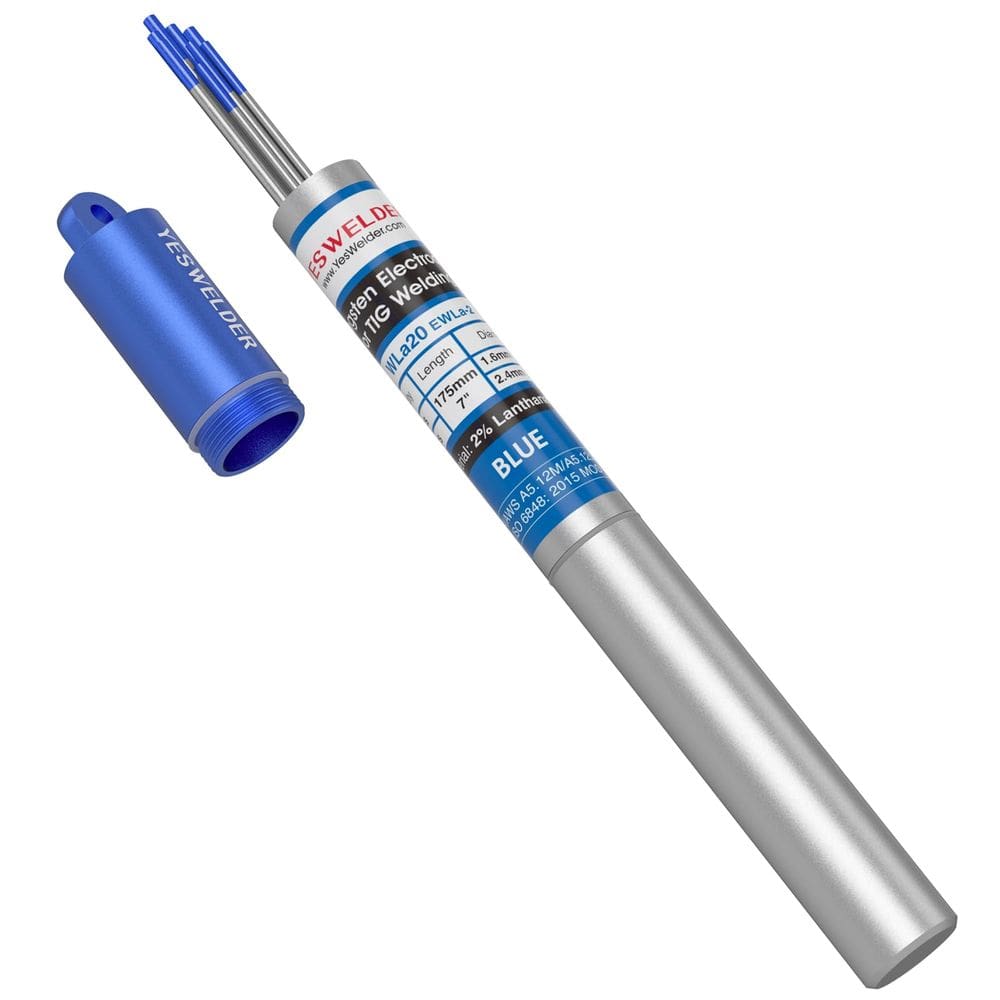 Eletrodo de tungstênio para soldagem TIG YESWELDER 2% lantanato 5pk