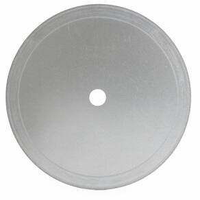 Lâmina de serra lapidária de diamante de 180 mm para gemas, aro de 0,6 mm