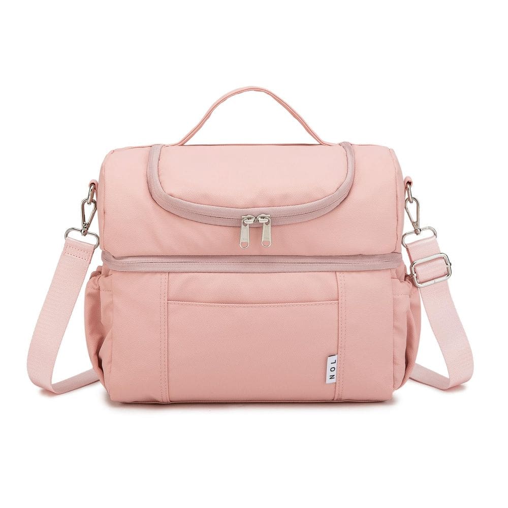 Lancheira NOL Natural Organic Lifestyle Isolada em Nylon Rosa