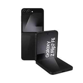 Celular Samsung Galaxy Z Flip7 FE, 256GB, 8GB RAM, 6.7", Câmera Dupla de 50MP, Galaxy AI - Preto