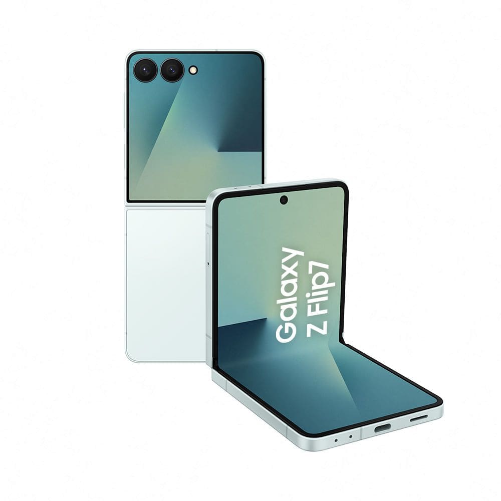 Celular Samsung Galaxy Z Flip7 5G, 256GB, 12GB RAM, 6.9", Câmera Dupla 50MP, Galaxy AI - Verde