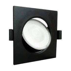 Spot LED Embutir 5W 6500K Quadrado Preto Bivolt Foxlux