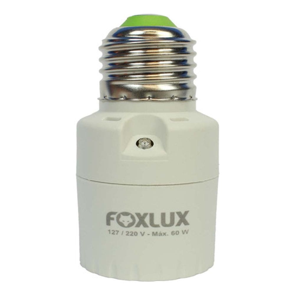 Bocal Sensor E-27 Com Fotocélula Bivolt Foxlux