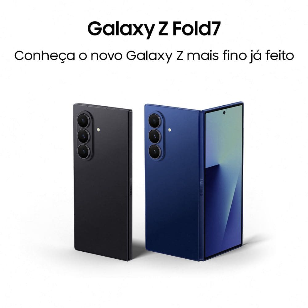 Celular Samsung Galaxy Z Fold7 1TB, 16GB | Casas Bahia