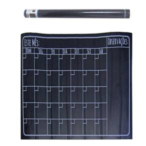 Lousa Calendário Adesiva Planner Mensal E Semanal
