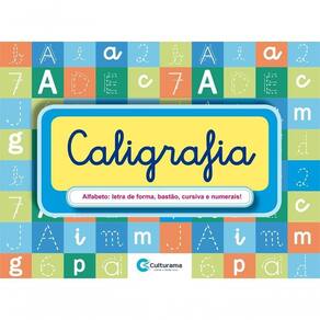Livro Caligrafia Completo Apoio Escolar Educativo Alfabeto Super Caligrafia