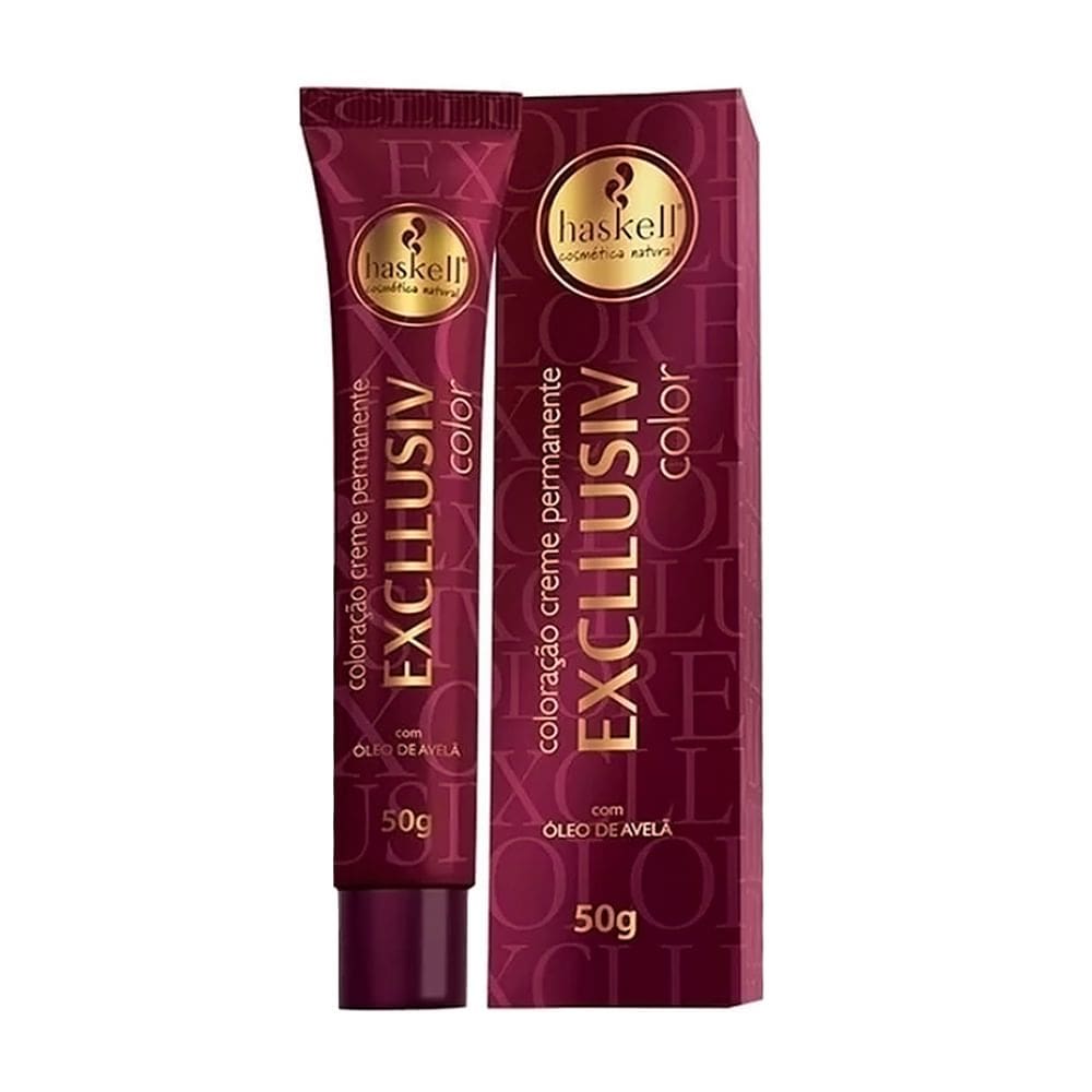 Tintura Creme Haskell Excllusiv Color Preto 2.0 50g