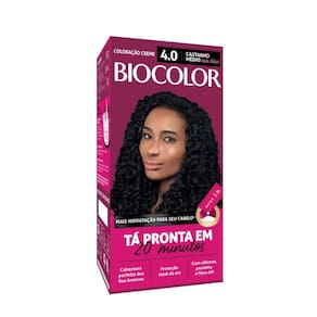 Tinta de Cabelo Biocolor Mini Kit Castanho Malícia 4.0