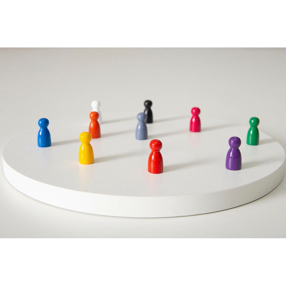 Kit Mini Totens Sistêmicos - Madeira - Bonecos para Constelação Familiar