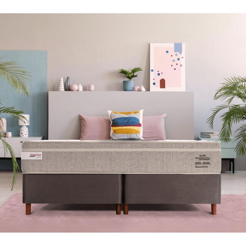 Colchão Clark Eco Hard Base 28cm - Molas Ensacadas - American Sleep