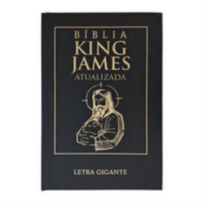 Bíblia King James atualizada letra gigante - Jesus minimalista