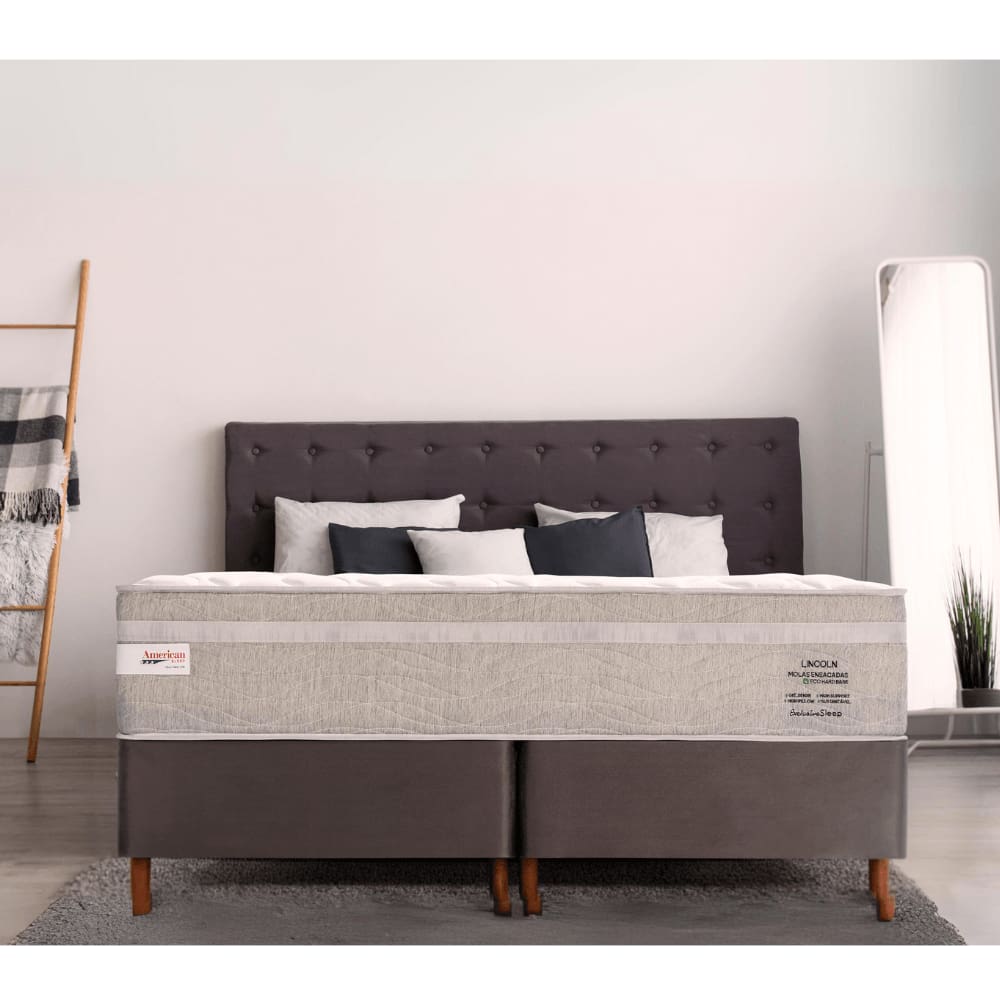 Colchão Lincoln Eco Hard Base 30cm - Molas Ensacadas - American Sleep