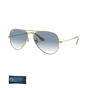 Óculos De Sol Ray Ban Aviator Masculino Gradient RB3025 Tamanho 58