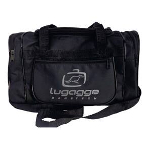 Bolsa Sacola Bordo Mao Mala De Viagem Pequena Preta