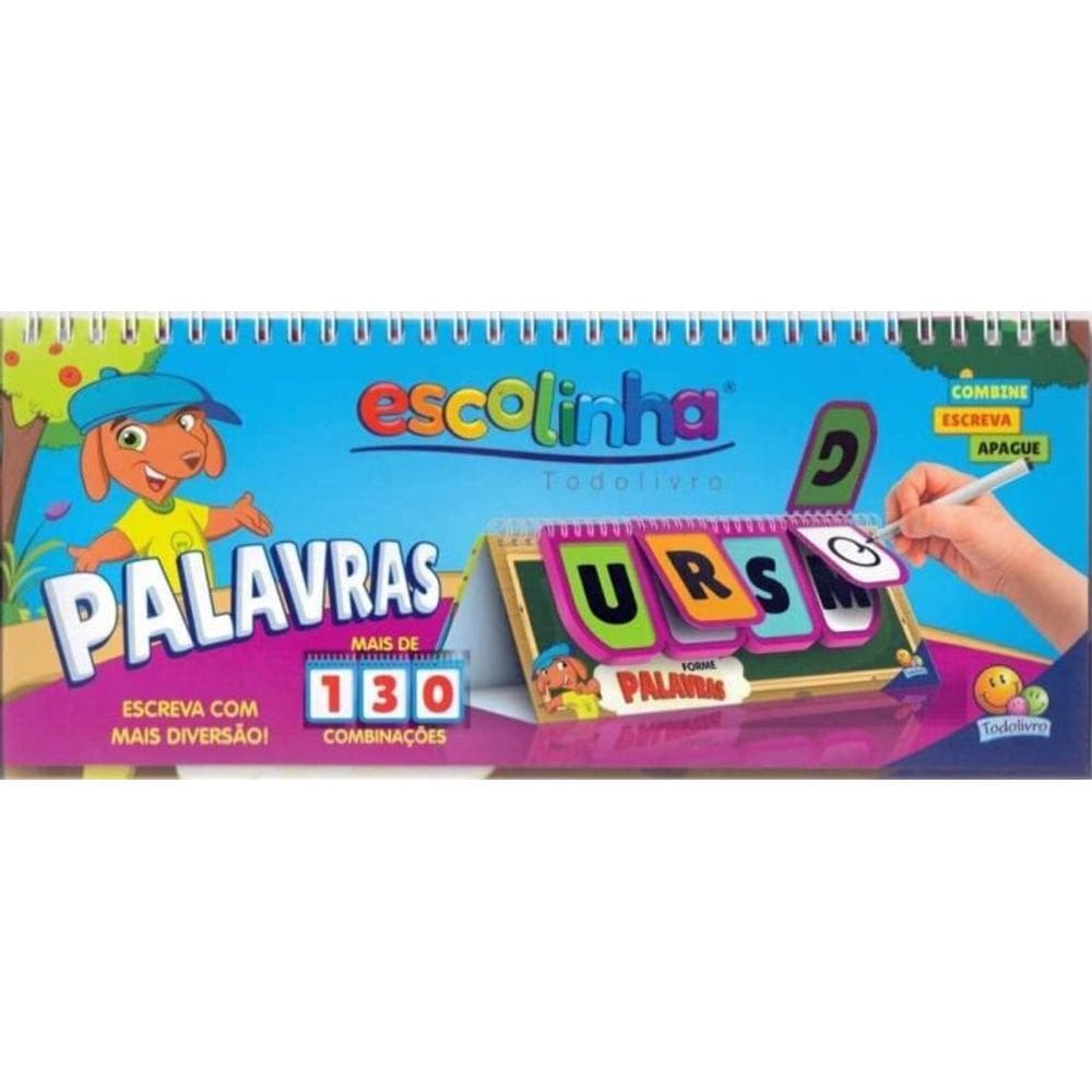 Escolinha Todolivro - Flip Book - Combinações Divertidas Palavras
