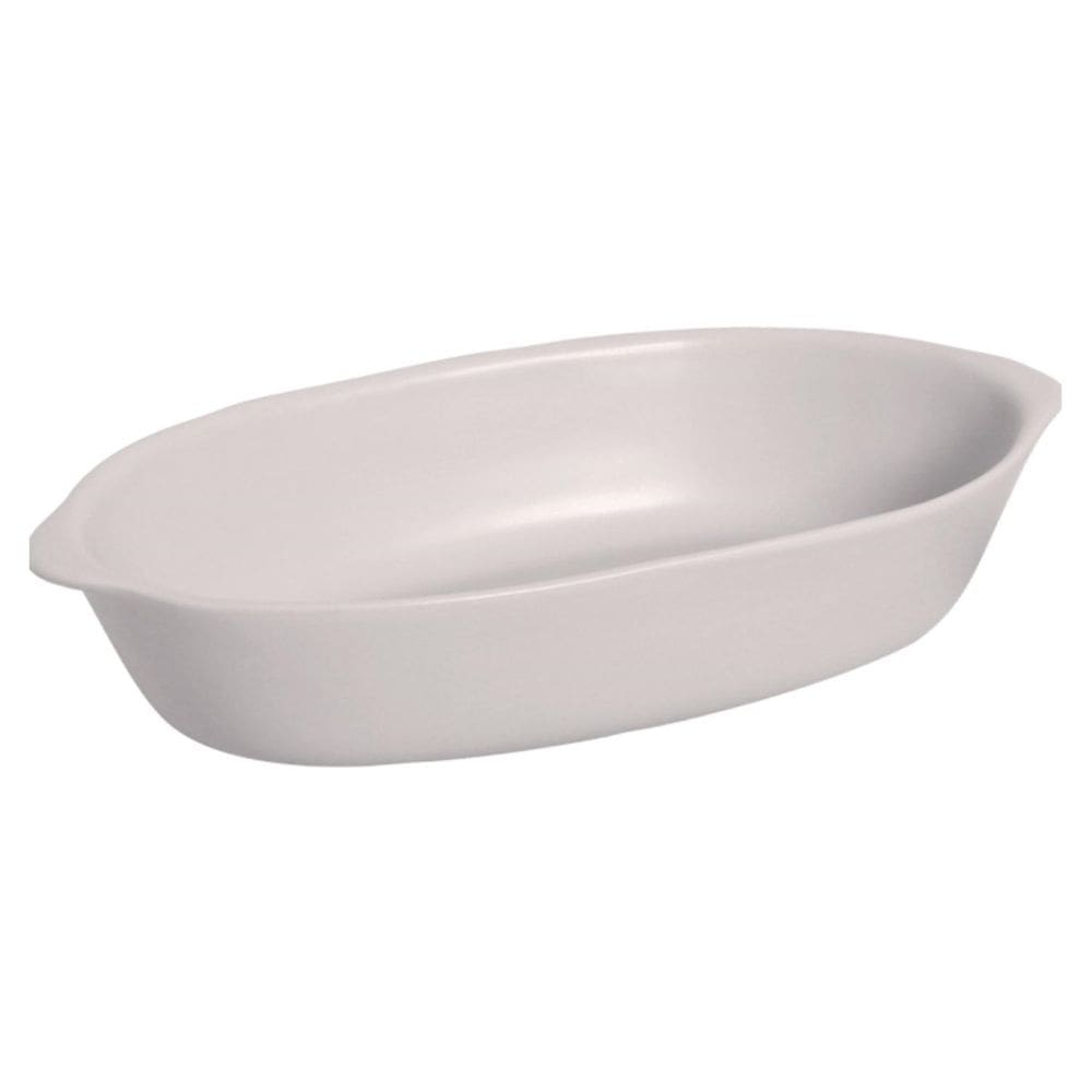 Assadeira Oval Nova 23,5x12,5x4,5 cm Branca